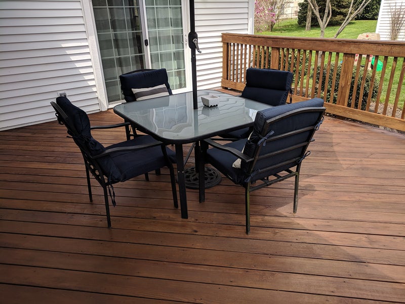 SaverSystems #1 Deck Premium Semi-Transparent Outdoor Wood Stain and Sealer in One - Water Based Wood Stain for Decks, Fences, & Siding - 1 Gallon (Dark Walnut) - Image 5